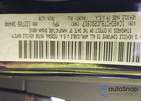 2018 Dodge Durango R/T Rwd from USA, damaged, VIN 1C4SDHCT9JC231917